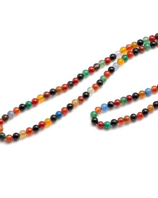 Mala 108 bile agat multicolor