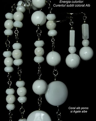 Set cu Coral alb (072)