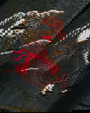 Haina bavareza cu broderie buzunar