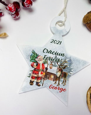 Globuri Personalizate - Mos Craciun