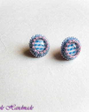 Bubble gum - cercei statement