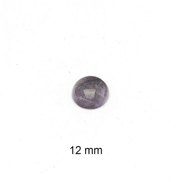 Cabochon Ametist, 12 mm, A816