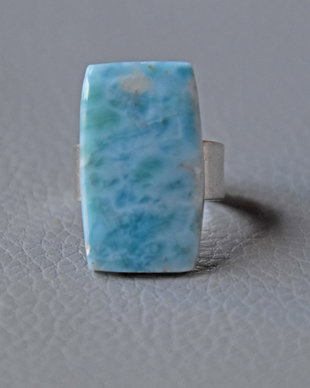 Inel din Argint 925  si larimar