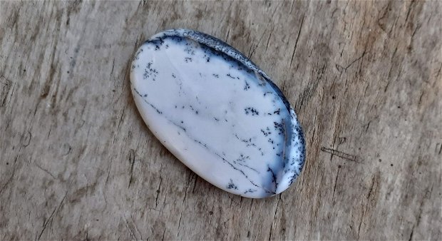 Cabochon opal dendritic, 53x32 mm