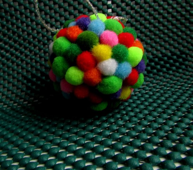 3 Globuri Craciun  Bucuria culorilor  CR 0091(set 3 buc)