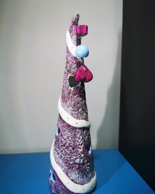 Decoratiune luminoasa Craciun - Freaky Harty XMas Tree