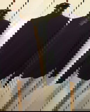 RETREAT PULOVER LANA VIOLET CU COTIERE