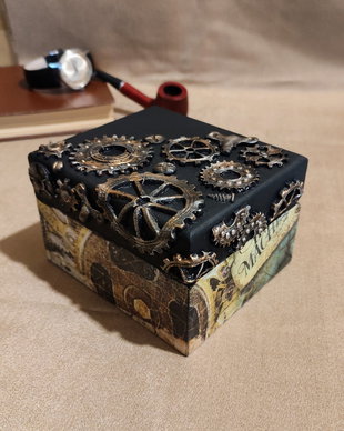 Cutie pentru ceas- Steampunk