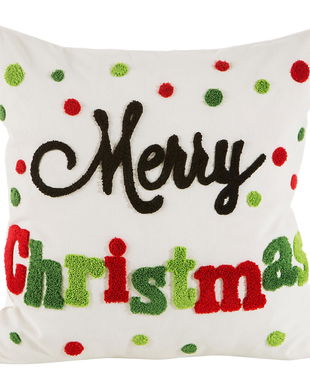 Set 2 perne decorative cu huse detasabile pentru Craciun Sparkle Multicolor, 45 x 45 cm