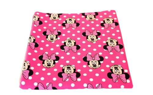 !imediat!Jerse buclat (french terry) - de la 55x190cm - elastic, Minnie Mouse, cod B2