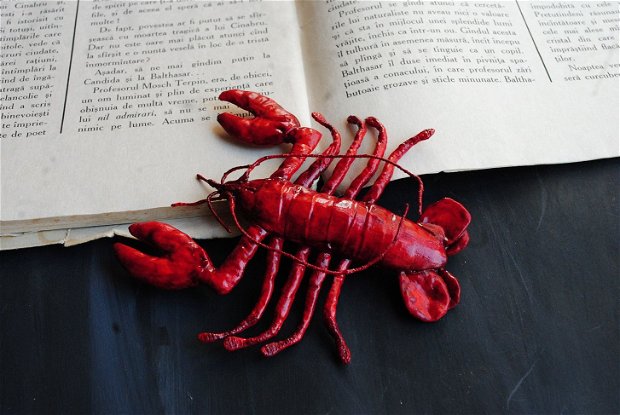 The red lobster arta textila