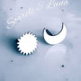 Cercei din argint cu Soarele și Luna