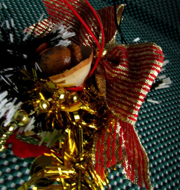 Ornamente Craciun  Clopotel cu ghinda  CR 0120