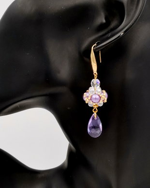 Rezervat Cercei - Purple Sparkles
