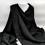 Esarfa/Sal negru REGINA NOPTII - Colectia LUXURY ACCESSORIES