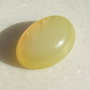 Cabochon 2 agata galbena aprox 25x18x8.7 mm