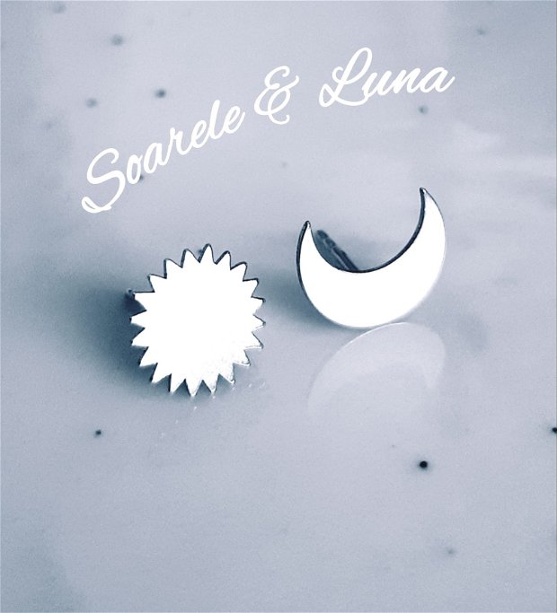 Cercei din argint cu perle Swarovski iridescente