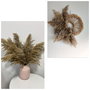 Aranjament floral set Boho/Rustic cu Pampas și Lagurus,tonuri neutre