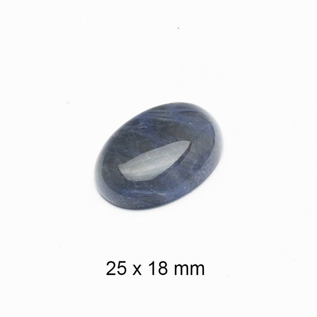 Cabochon Sodalit, 25 x 18 mm, A830