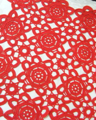 Mileu rosu bumbac 57 cm