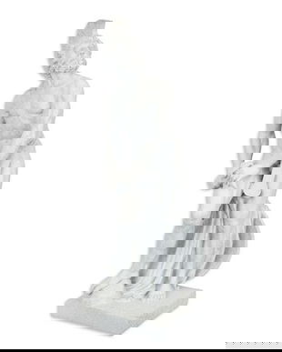 Statueta mare din rasini cu un soldat spartan