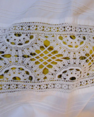 Set 2 huse vintage cu dantela