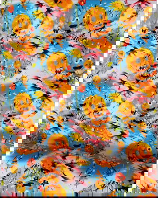 !imediat!Jerse buclat (french terry) - de la 50x90cm - elastic, albinuta Maya