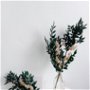 Cadou Crăciun Buchet și Decorațiune perete Flori Naturale,Ruscus Verde și Lagurus Natur, Decorațiuni Stil Scandinav