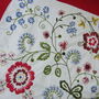 Husa perna brodata decor-
