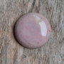 Cabochon rodonit roz prafuit, 30 mm