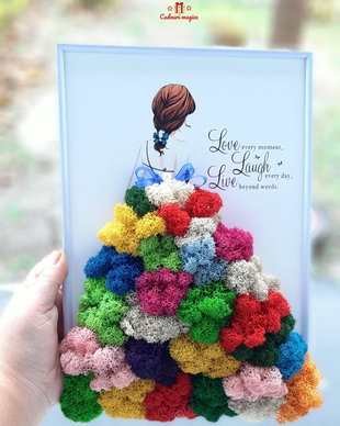 Tablou licheni 20x30