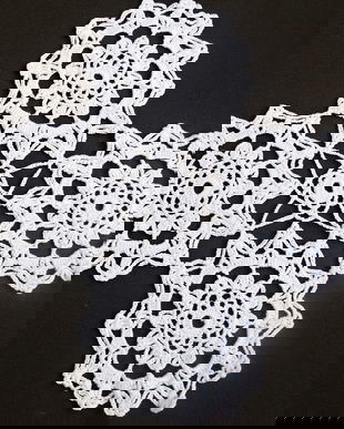 mileu dantela alba crosetata manual nou