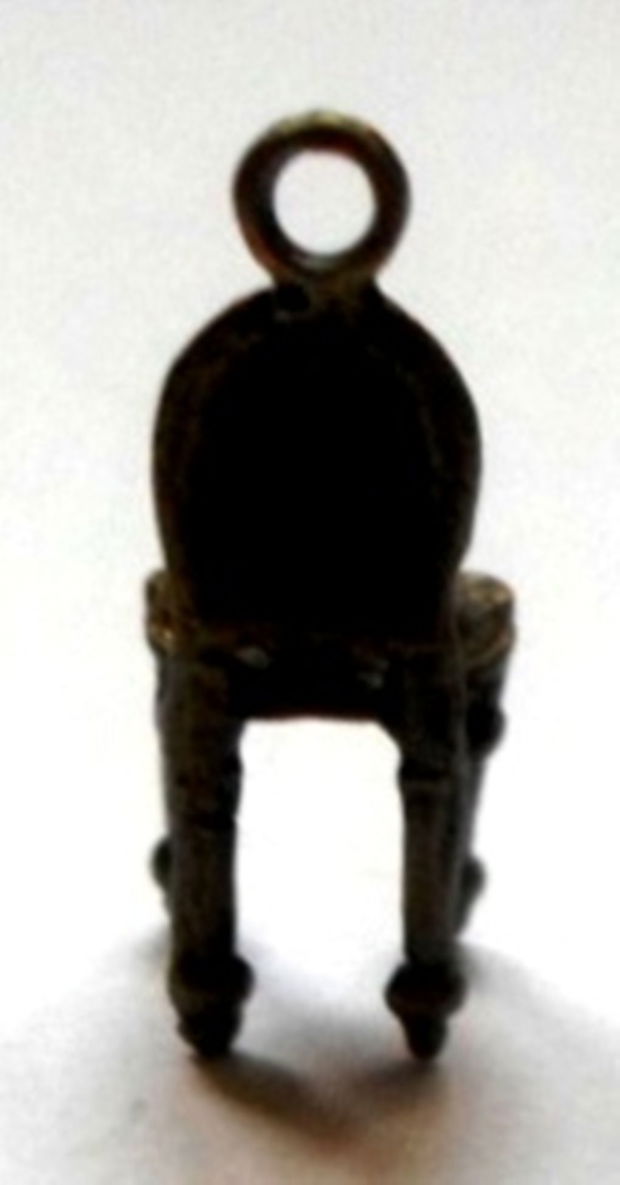 Charm metalic scaun bronz
