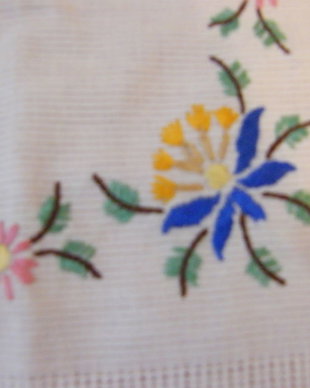 Servet broderie manuala