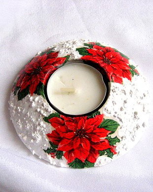 Suport lumanare motiv craciun 25830