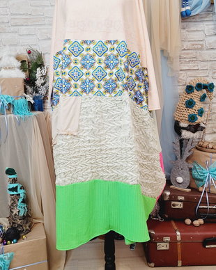 Rochie/bluză peticită