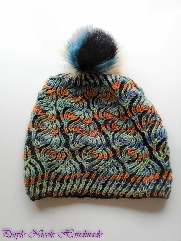 Amurgeala - caciula colorata slouchy gumdrop hat