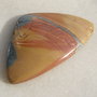 Cabochon MASIV din maligano jasper (INDIA - lucrat manual) aprox 53x34.4x5.7 mm