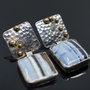 Cercei statement, din argint 925 cu opal owyhee