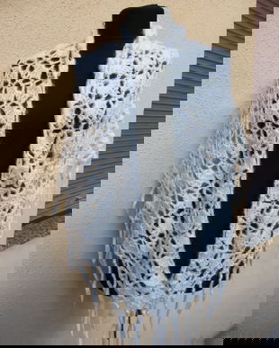 Esarfa crosetata mohair