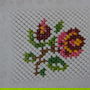 Traversa damasc cu broderie si dantela