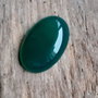 Cabochon agata verde, 30x20 mm
