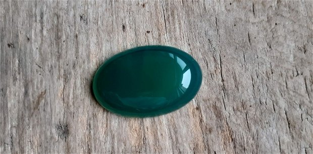 Cabochon agata verde, 30x20 mm