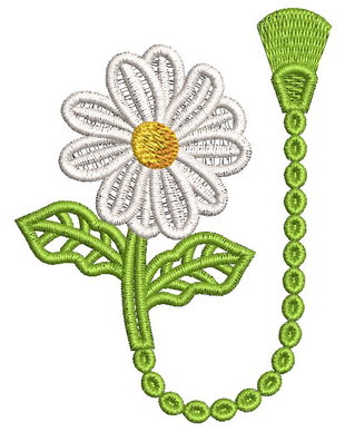 Semn de carte cu margareta