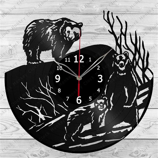 ceas de perete " Familie de ursi"