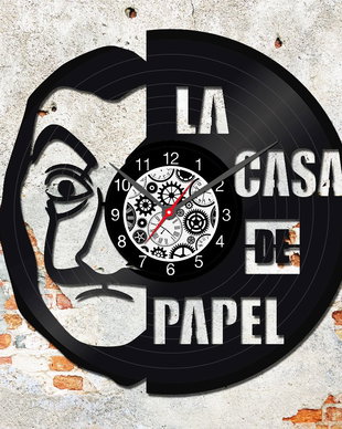 ceas de perete "LA CASA DE PAPEL  MODEL 2"