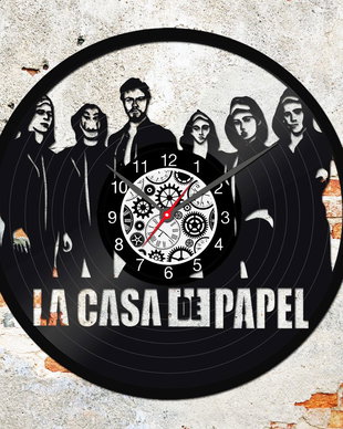 ceas de perete "LA CASA DE PAPEL  MODEL 3