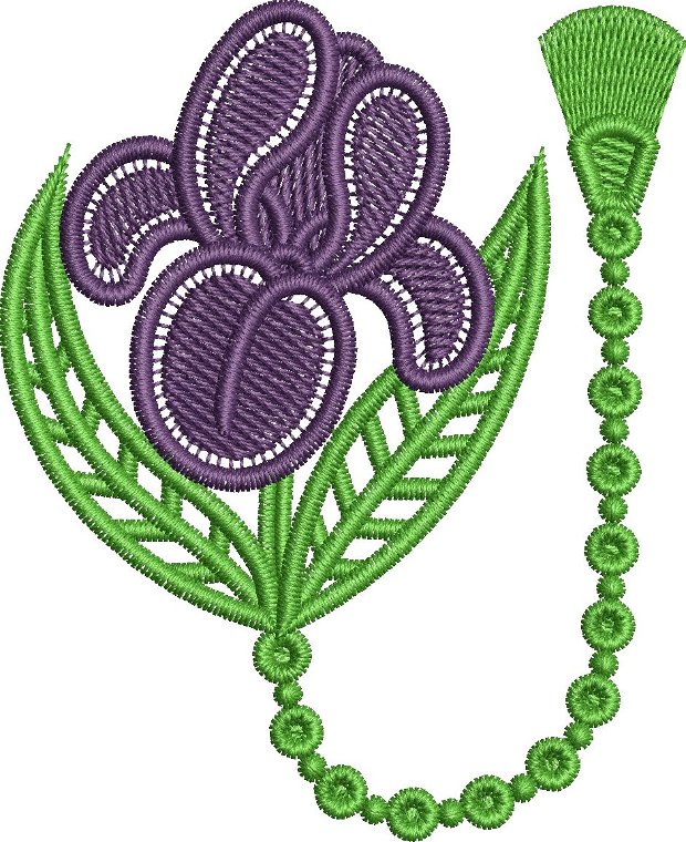 Semn de carte cu iris