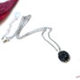 Colier cu druzy negru