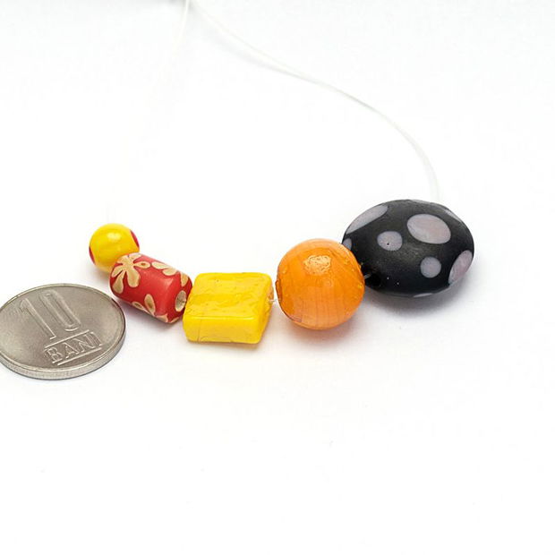 Lot Margele sticla lampwork, MG-46